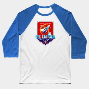 Ice League Fantasy Football College Pick'Em 2023 - Front Design Baseball T-Shirt